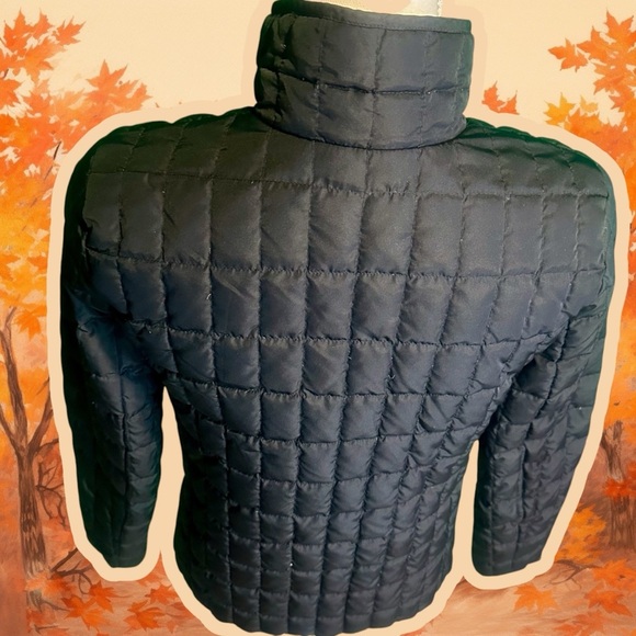 J. Crew Factory Black Zip-Up Quilted Down-Filled Jacket Size XS - Picture 8 of 14